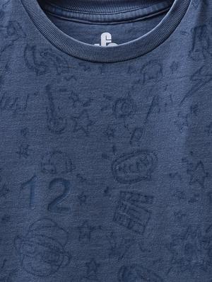 blue cotton tshirt - 17324166 - Standard Image - 3