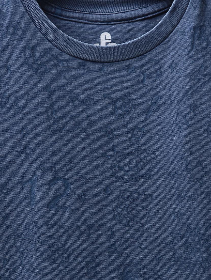 blue cotton tshirt - 17324166 - Zoom Image - 3