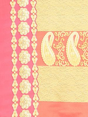 self design printed saree with blouse - 17324228 - Standard Image - 4