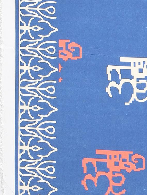 self design printed saree with blouse - 17324244 - Zoom Image - 4