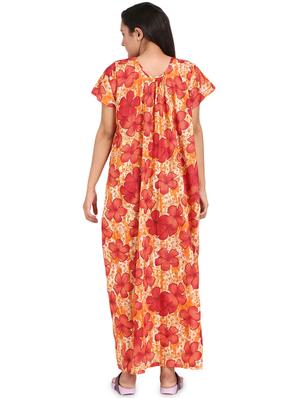 scoop neck printed nighty - 17324273 - Standard Image - 3