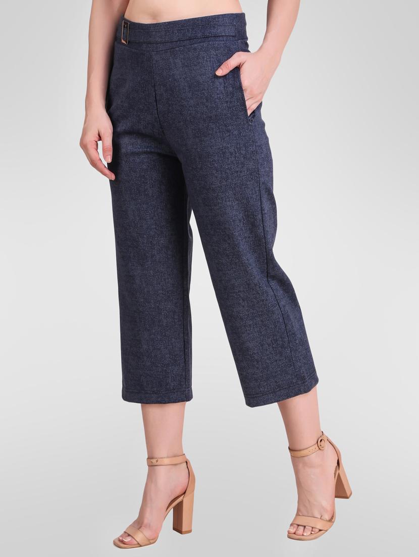 high rise belted cropped palazzo - 17324545 - Zoom Image - 2
