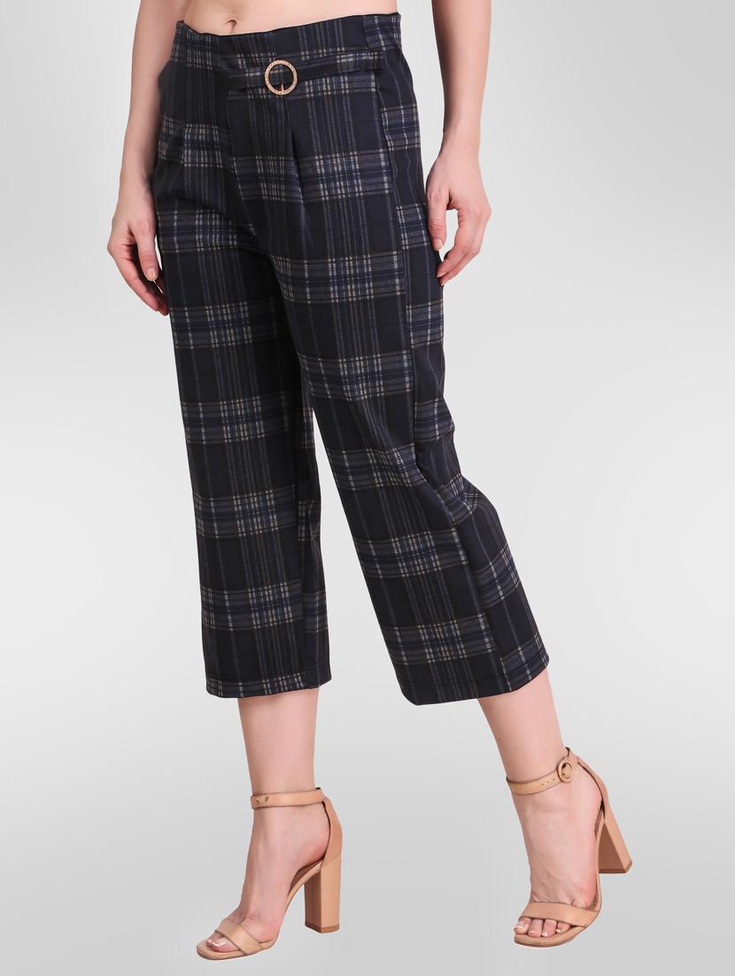 high rise belted cropped palazzo - 17324546 - Zoom Image - 2