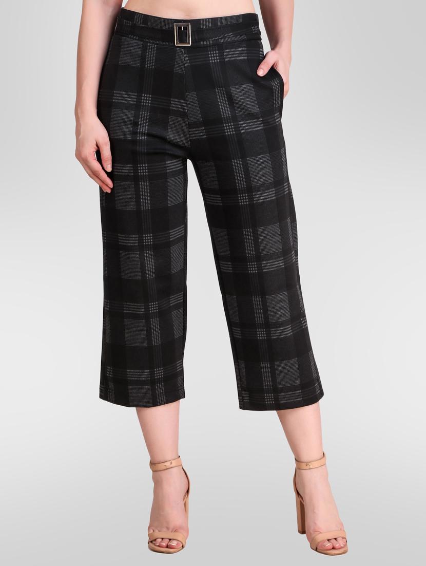 high rise belted cropped palazzo - 17324547 - Zoom Image - 2