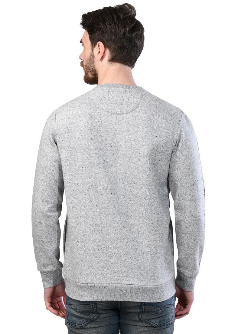 grey printed taped sweatshirt - 17324651 - Zoom Image - 3
