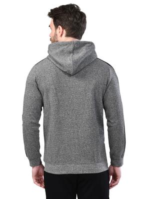 grey printed taped sweatshirt - 17324653 - Standard Image - 3