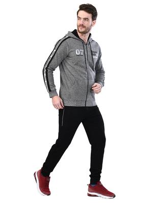 grey printed taped sweatshirt - 17324653 - Standard Image - 4