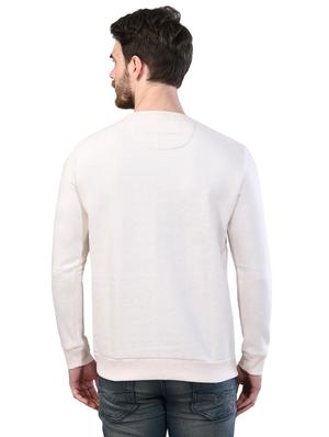 off white chest print sweatshirt - 17324663 - Standard Image - 3