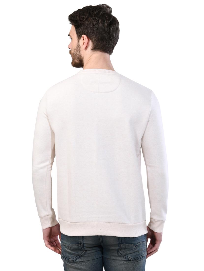 off white chest print sweatshirt - 17324663 - Zoom Image - 3