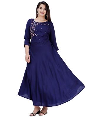 embroidered detail fit & flare dress - 17324812 - Standard Image - 2