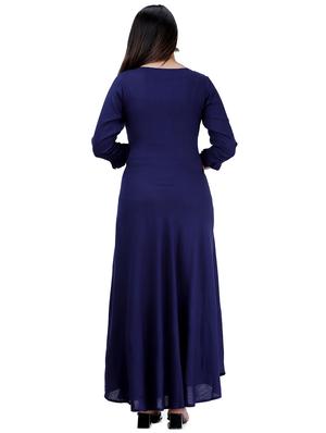 embroidered detail fit & flare dress - 17324812 - Standard Image - 3