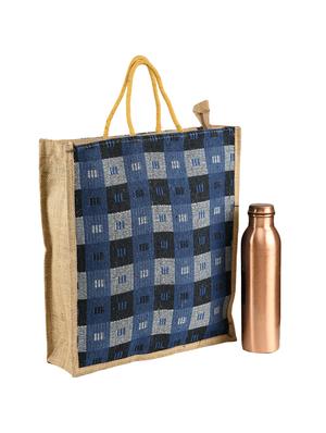 multi colored jute regular shopping bag - 17324819 - Standard Image - 4