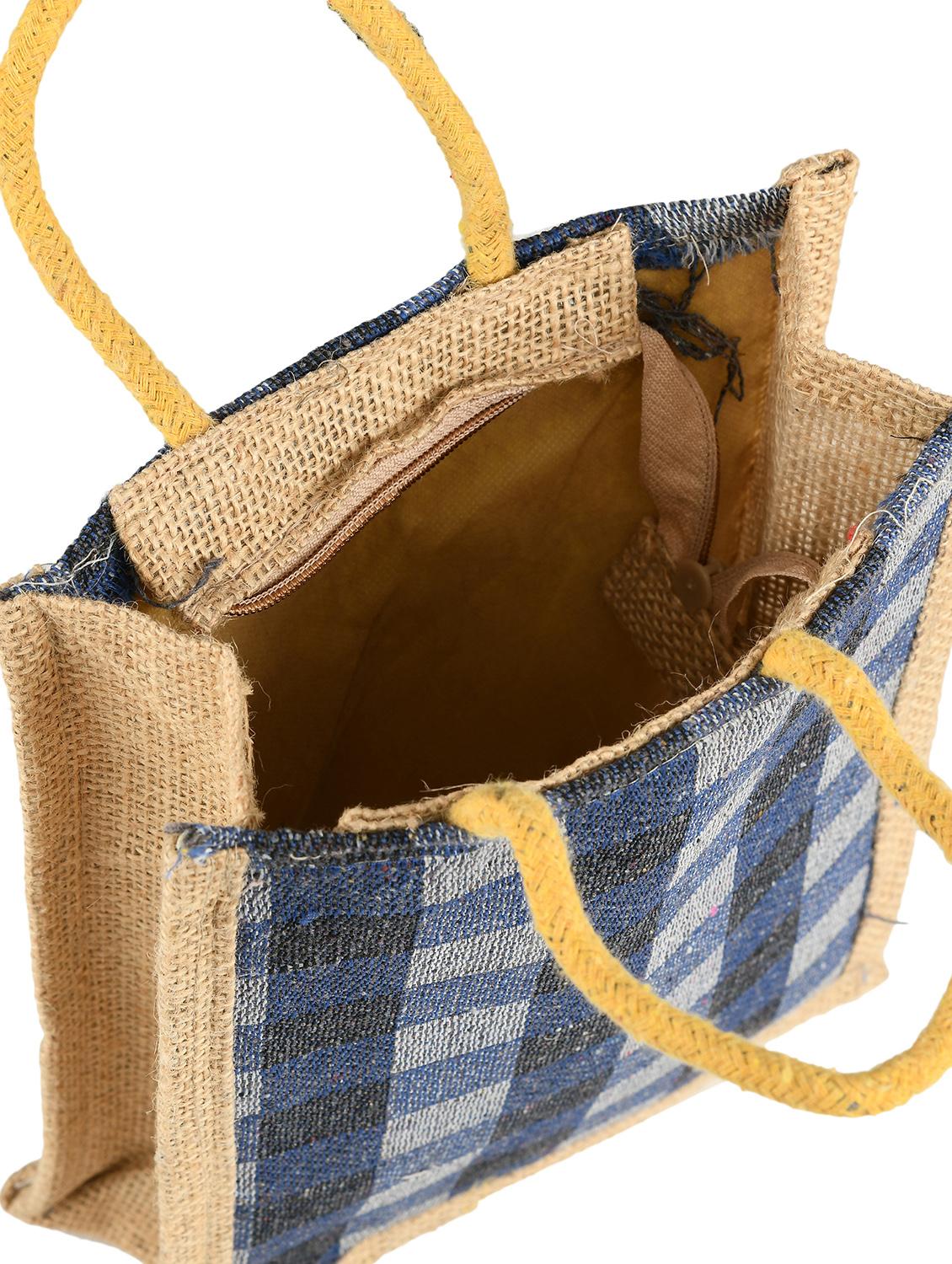 multi colored jute regular shopping bag - 17324821 - Zoom Image - 3