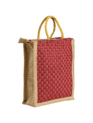 multi colored jute regular shopping bag - 17324822 - Standard Image - 2
