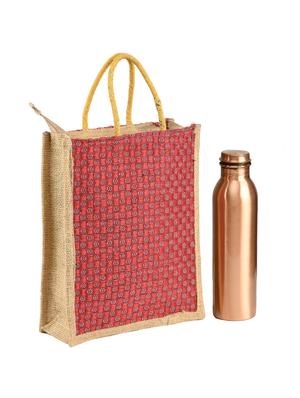 multi colored jute regular shopping bag - 17324822 - Standard Image - 4