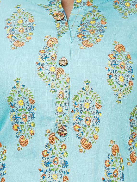 printed kurta pant set - 17324838 - Zoom Image - 4