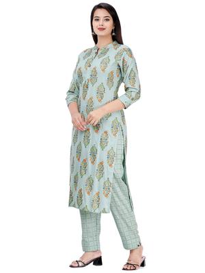 printed kurta pant set - 17324839 - Standard Image - 2