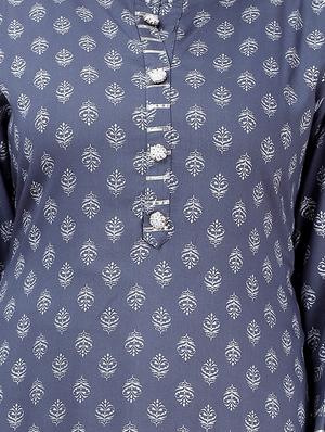 printed flared kurta - 17324842 - Standard Image - 4