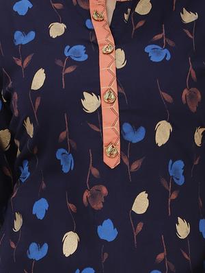 floral print kurta pant set - 17324858 - Standard Image - 4