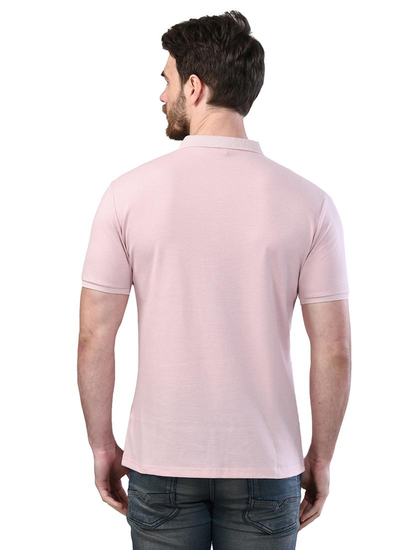pink printed collared t-shirt - 17325040 - Zoom Image - 3