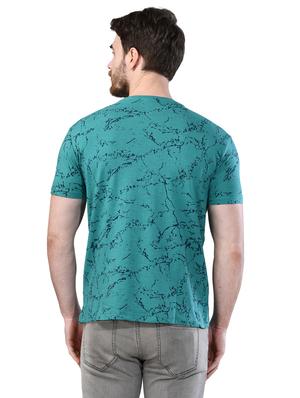 green printed t-shirt - 17325052 - Standard Image - 3