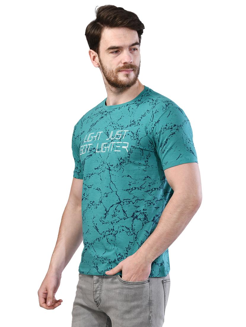 green printed t-shirt - 17325052 - Zoom Image - 2