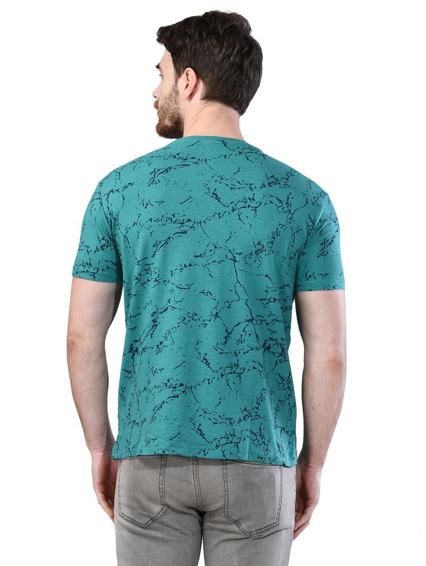 green printed t-shirt - 17325052 - Zoom Image - 3