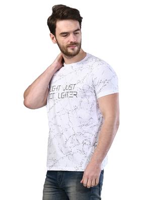 white printed t-shirt - 17325053 - Standard Image - 2