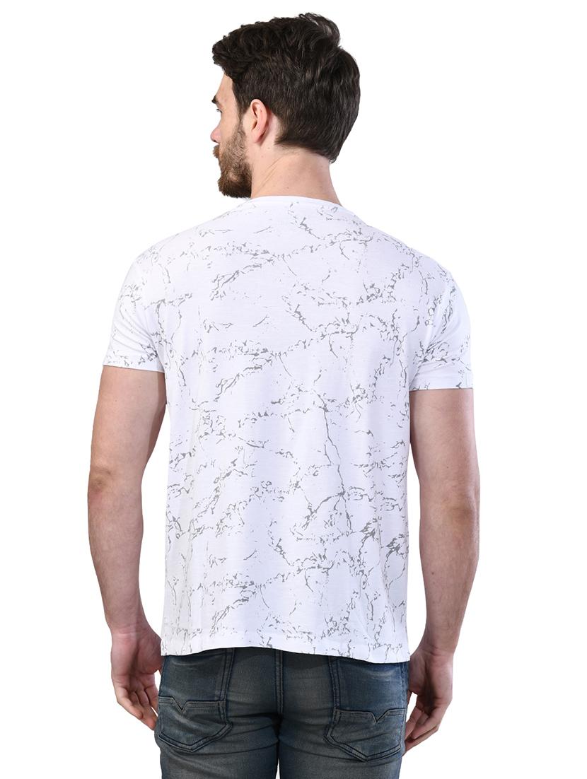 white printed t-shirt - 17325053 - Zoom Image - 3