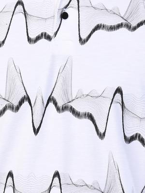 white printed collared t-shirt - 17325054 - Standard Image - 5