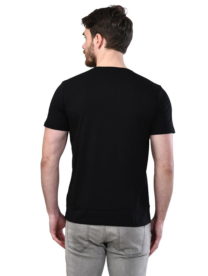 black solid t-shirt - 17325069 - Zoom Image - 3