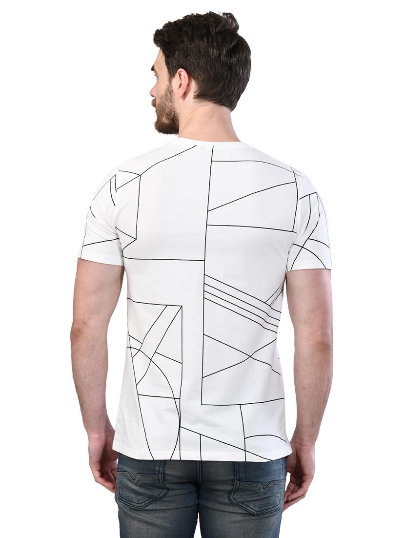 white all over print t-shirt - 17325074 - Zoom Image - 3