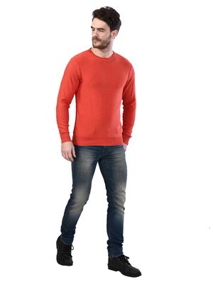 orange solid t-shirt - 17325078 - Standard Image - 3