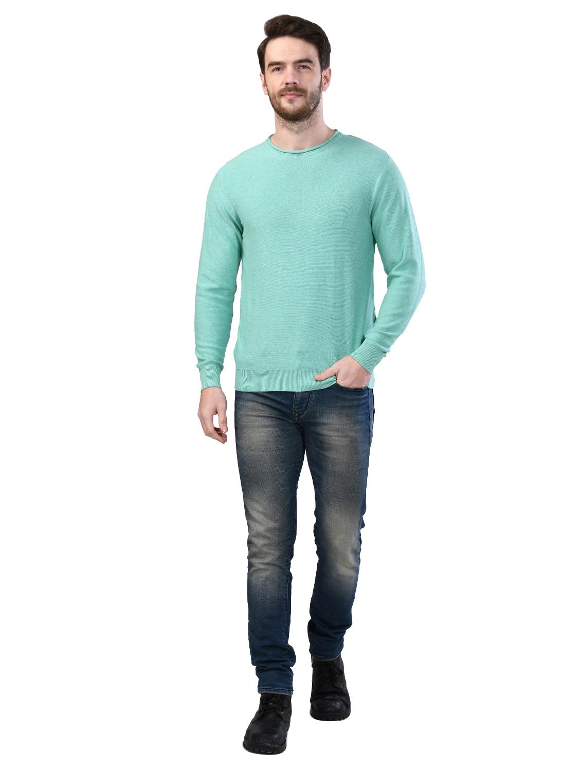 green solid t-shirt - 17325081 - Zoom Image - 3