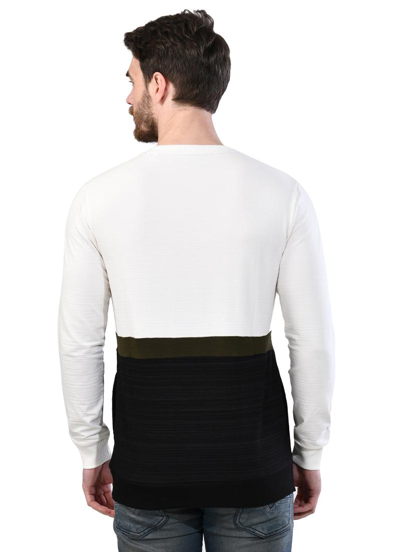 white printed cut & sew sweatshirt - 17325087 - Zoom Image - 2