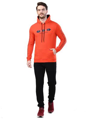 orange printed sweatshirt - 17325094 - Standard Image - 4