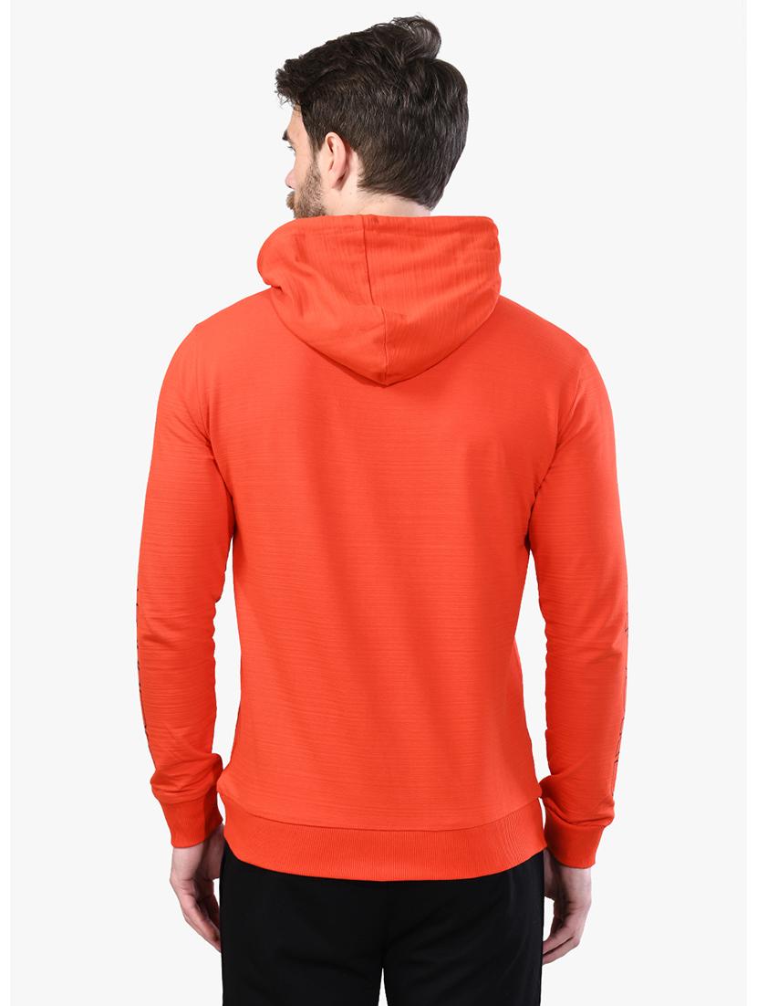 orange printed sweatshirt - 17325094 - Zoom Image - 3
