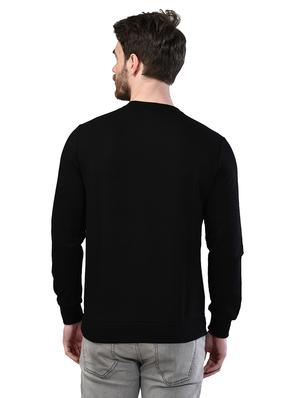 black printed cut & sew sweatshirt - 17325095 - Standard Image - 3