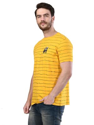 mustard striped t-shirt - 17325146 - Standard Image - 2