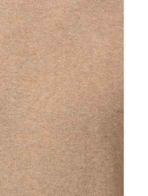 brown solid t-shirt - 17325152 - Standard Image - 5