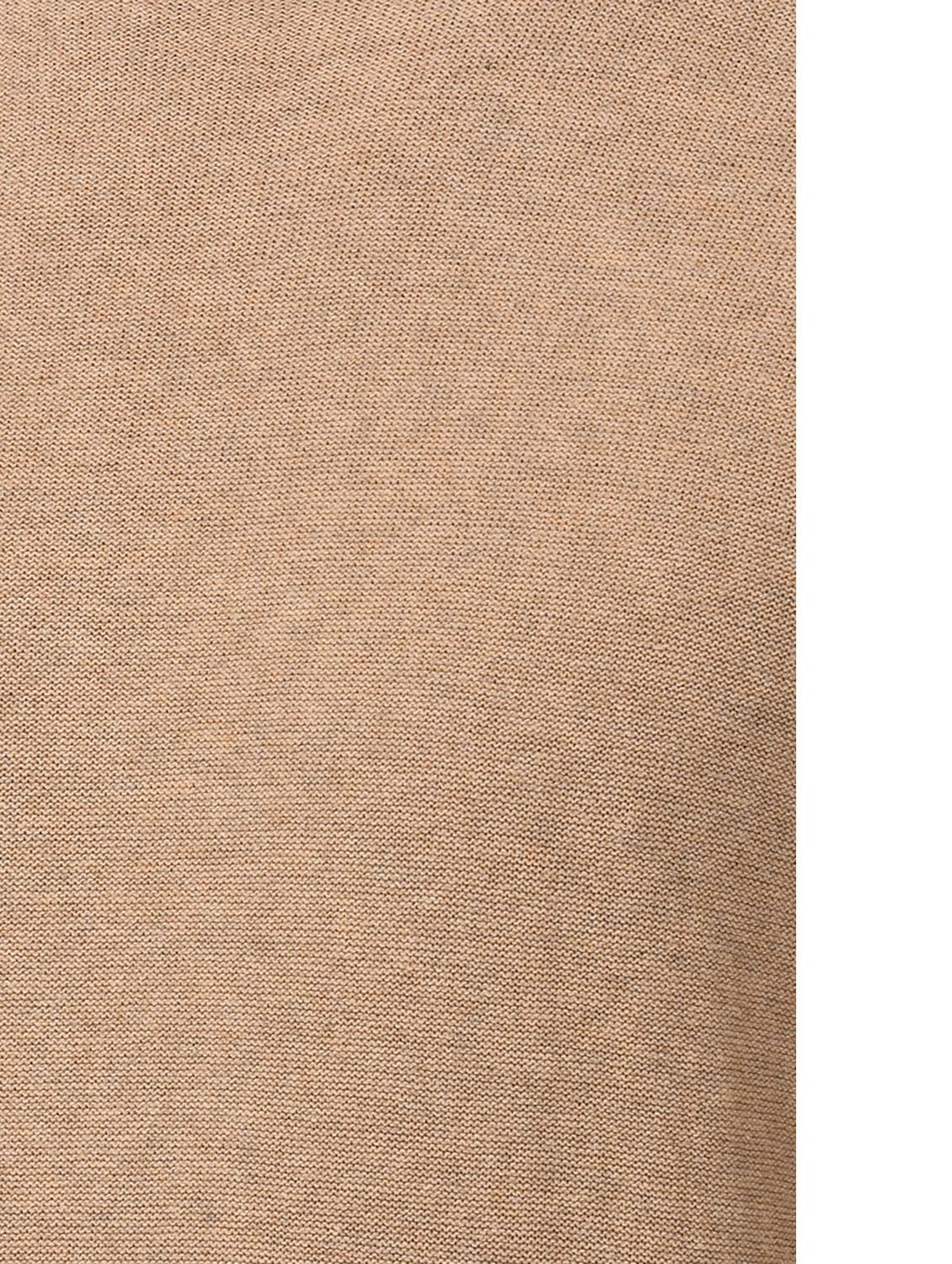 brown solid t-shirt - 17325152 - Zoom Image - 5