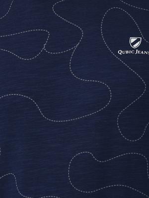 navy blue printed sweatshirt - 17325160 - Standard Image - 5