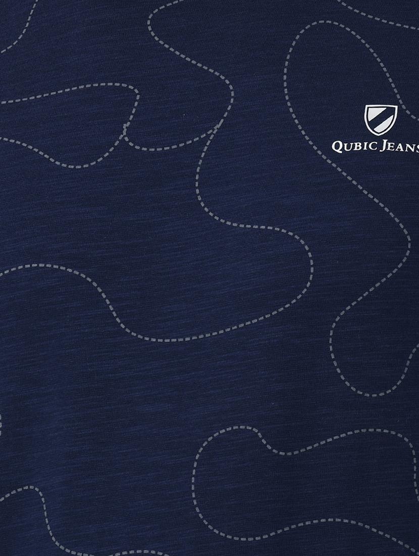 navy blue printed sweatshirt - 17325160 - Zoom Image - 5