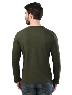 olive green printed t-shirt - 17325161 - Standard Image - 2