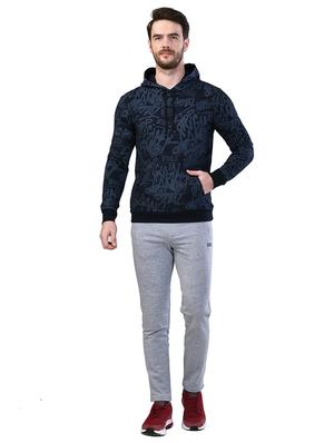 navy blue printed sweatshirt - 17325162 - Standard Image - 4