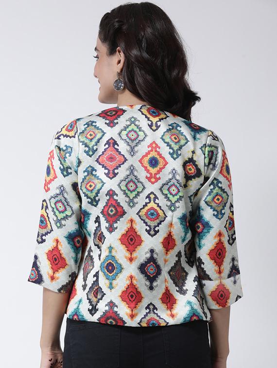 printed polyester jacket - 17325310 - Zoom Image - 3