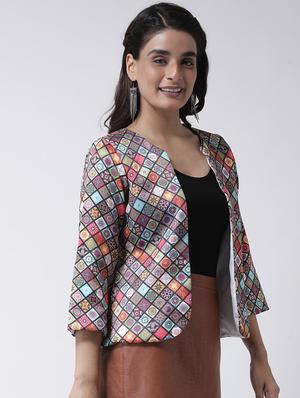 multi colored jacket - 17325326 - Standard Image - 2