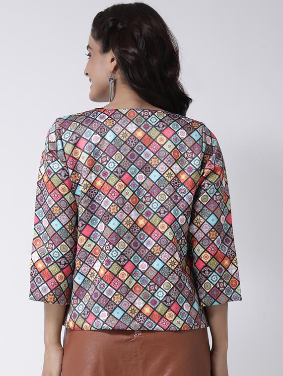 multi colored jacket - 17325326 - Zoom Image - 3