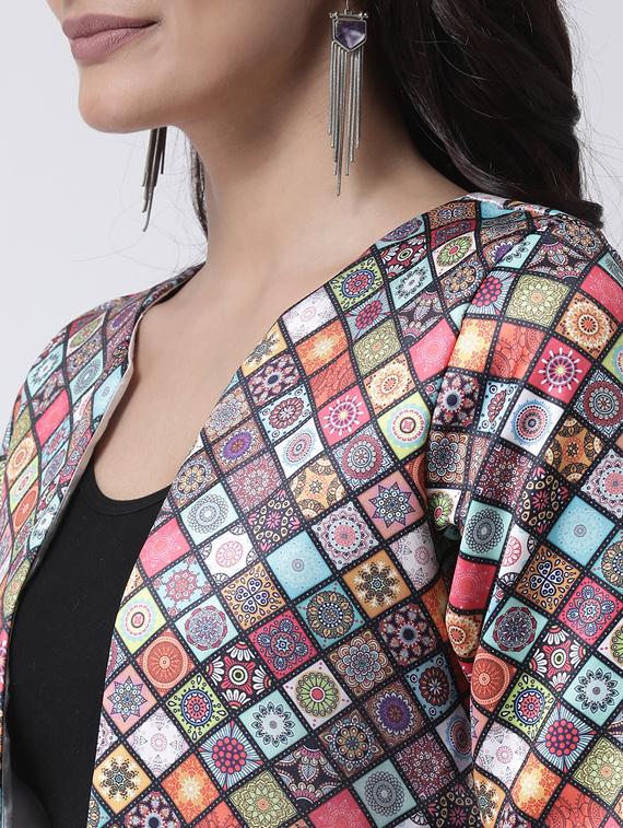 multi colored jacket - 17325326 - Zoom Image - 5