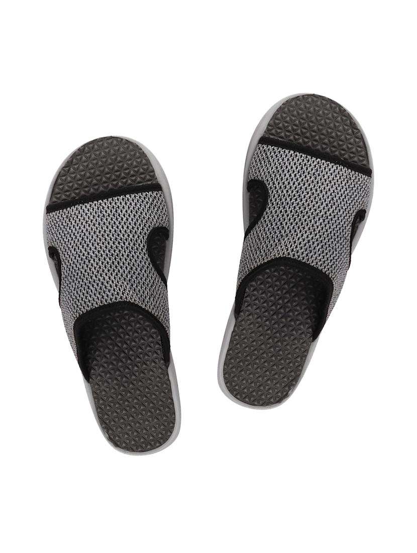 grey mesh slip on flip flops - 17325349 - Zoom Image - 1